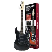 Guitarra Rockwave RGK50 BK + Amp + Acessórios Kit