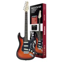 Guitarra Rockwave RGK50 SB + Amp + Acessórios Kit