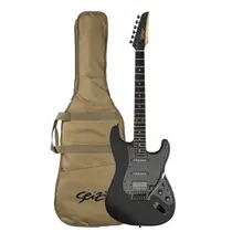 Guitarra Seizi Fun Katana Musashi HSS Black Sparkle Satin