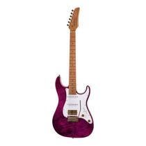 Guitarra Seizi Katana Musashi Plus HSS Q. Amethyst Purple G.