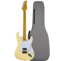 Guitarra Seizi Vintage Budokan HSS Ozielzinho Rising Sun Cream Guitarra Seizi Vintage Budokan HSS Ozielzinho Rising Sun Cream