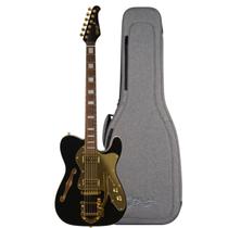 Guitarra Seizi Vintage Origami Juliana Vieira Black Gold Guitarra Seizi Vintage Origami Juliana Vieira Black Gold