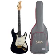 Guitarra Seizi Vintage Shinobi SSS - PH - Black Gold + Bag Deluxe