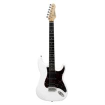 Guitarra Strato HSS Branca - Giannini - Captadores Humbucker e Single, Som Potente e Equilibrado