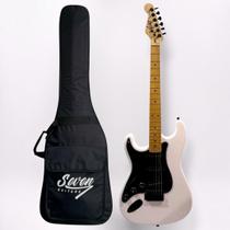 Guitarra Strato Seven Canhoto Sgt-207 LH Branca C/ Bag Guitarra Strato Seven Canhoto Sgt-207 LH Branca C/ Bag