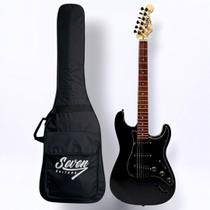 Guitarra Strato Seven Sgt-207 BK Preto C/ Bag Guitarra Strato Seven Sgt-207 BK Preto C/ Bag