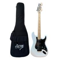 Guitarra Strato Seven Sgt 207 Branca Com Bag Guitarra Strato Seven Sgt 207 Branca Com Bag