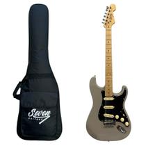 Guitarra Strato Seven Sgt-207 GR Grey Cinza C/ Bag Guitarra Strato Seven Sgt-207 GR Grey Cinza C/ Bag