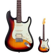 Guitarra Strato SX SST62+ HSS 3TS Sunburst com Bag Guitarra Strato SX SST62+ HSS 3TS Sunburst com Bag