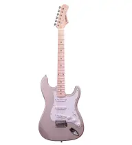 Guitarra Strato Waldman ST111 SV 3 Captadores Single Black