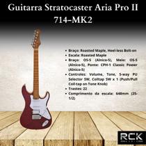 Guitarra Stratocaster Aria Pro II 714-MK2