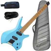 Guitarra Strinberg Headless Multiscale SHN6 Next Azul C Bag Guitarra Strinberg Headless Multiscale SHN6 Next Azul C Bag