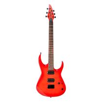 Guitarra Super Strato Tampo Flamed Waldman WM320F RDB Red