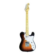 Guitarra SX TL Vintage Thinline Hollow Body ASH 3T