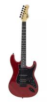 Guitarra Tagima Sixmart Strato Caster com Efeitos Chorus, Delay, Reverber,Distortion e Overdrive CA Vermelha.