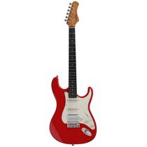 Guitarra tagima strato 3s escala escura tg-640 fiesta red