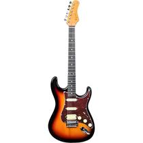 Guitarra tagima strato 3s escala escura tt tg-540 sb