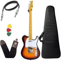 Guitarra Tagima Telecaster Tw55 Cor Sunburst Capa Cabo Alça