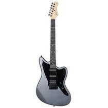 Guitarra Tagima TW-60 MDSVS E/BK Jazz Master Cinza Satin C/ Escala Escura e Escudo Preto