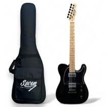 Guitarra Telecaster Seven Stc-307 HH Preta C/ Bag