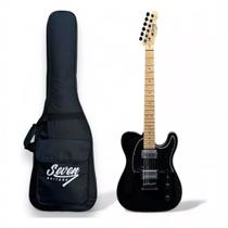 Guitarra Telecaster Seven Stc-307 HH Preta C/ Bag