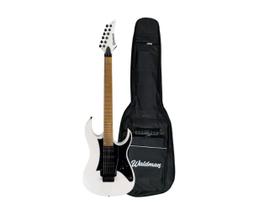 Guitarra waldman super strato wig250 wh white c/ bag
