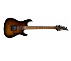 Guitarra waldman super strato wis160 sbrb spalted brown burst fosco c/ bag