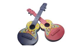 Guitarrinha Brinquedo Plástico Amar É