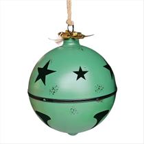 Guizo Verde Gigante Com Laço Enfeite Natal Em Metal 60CM Guizo Verde Gigante Com Laço Enfeite Natal Em Metal 60CM