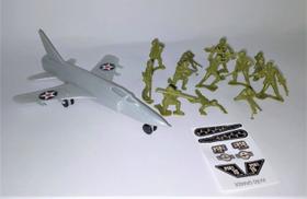 Gulliver Forças Armadas Avião Americano + Soldados Americanos
