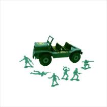 Gulliver Forças Armadas Soldados Brasileiros + Jipe