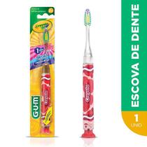 Gum Escova Dental Infantil Crayola com LUZ Piscante Timer COR Sortida 1 Unidade