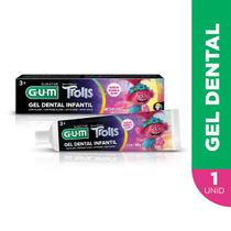 Gum GEL Dental Infantil TROLLS 50G (sabor Bubble GUM) - Sunstar