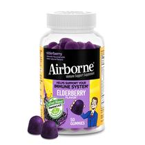 Gummies Airborne Elderberry + Zinco e vitamina C para adultos 50u