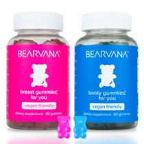 Gummies BEARVANA Top Support e Peach Support Women 120 unidades Gummies BEARVANA Top Support e Peach Support Women 120 unidades