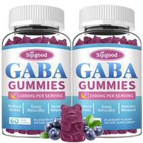 Gummies GABA Sijigood Relaxation Zzz & Mood, 120 unidades, pacote com 2