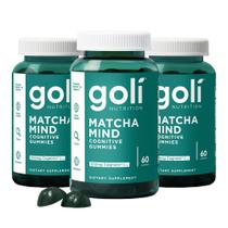 Gummies Goli Matcha Mind 180 unidades com chá verde Cognizin Gummies Goli Matcha Mind 180 unidades com chá verde Cognizin