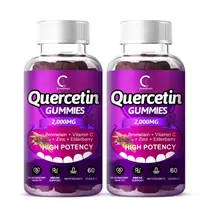Gummies GPGP GreenPeople Quercetina 2000 mg com bromelaína, vitamina C, zinco e sabugueiro Gummies GPGP GreenPeople Quercetina 2000 mg com bromelaína, vitamina C, zinco e sabugueiro