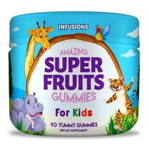Gummies Infusions Super Fruit para crianças, 90 unidades de melancia Gummies Infusions Super Fruit para crianças, 90 unidades de melancia