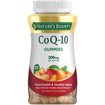 Gummies Nature's Bounty CoQ10 200 mg sabor pêssego e manga 100 ct
