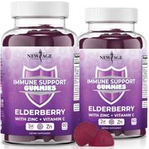 Gummies NEW AGE Suporta o Sistema Imunitário Sambucus Black Elderberry