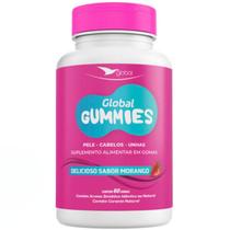 Gummies PeleCabelosUnhas Sabor Morango 60 Gomas Gummies PeleCabelosUnhas Sabor Morango 60 Gomas