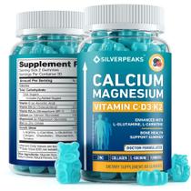 Gummies SILVERPEAKS Cálcio e magnésio com vitamina D3, K2 e zinco