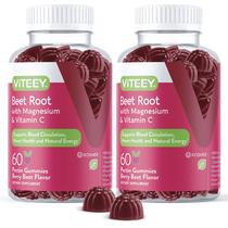 Gummies Viteey Beterraba com Magnésio e Vitamina C 120 unidades