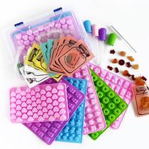 Gummy Bear Molds HKNMTT Silicone 32 unidades com acessórios