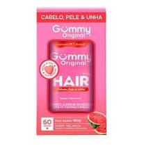 Gummy Hair Suplemento Alimentar Melancia 60 gomas