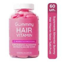 Gummy Hair Suplemento Alimentar Vitamin Tutti-Frutti C/ 60 Gomas