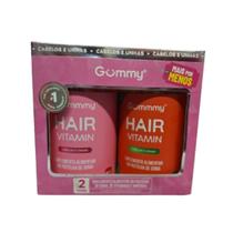 Gummy Hair Vitamin Kit com 2 Frascos 60 Gomas cada