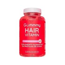 Gummy hair vitamin morango com 60 gomas