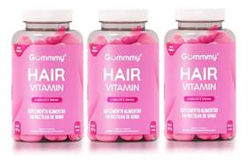 Gummy Hair Vitamin Original - 3 Potes C/ 60 Gomas Cada